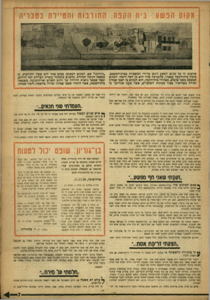 העולם הזה - גליון 1006 - 23 בינואר 1957 - עמוד 7 | שרטוט זה של מקום הפשע הוגש על־ידי המשטרה בבית־־המשפט. מימין פית־־הקפה עבאדי, שהכניסה אליו היא מן הצד הימני. המקום המסומן כשני צלבים, מאחורי בית־חקפה, הוא המקום