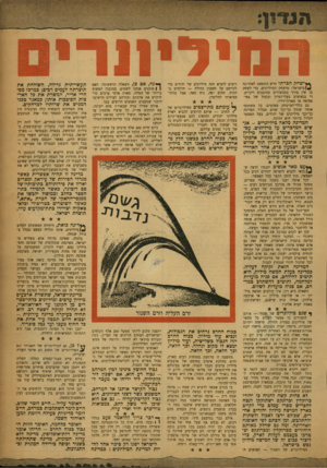 העולם הזה - גליון 1022 - 15 במאי 1957 - עמוד 3 | ־.נויליוורי *•ישחק חכרתי חדש התפשט לאחרונה **/כישראל: מישחק המיליונים. כדי לשחק בו אין צורך במכשירים מסובכים ויקרים. די בנאומים בעלי־דמיון ובקהל של באי־אסיפה