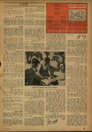 העולם הזה - גליון 1051 - 27 בנובמבר 1957 - עמוד 2 | מכתבים האח הגדול עורך תמית: אוורוו צור ,רמ&נ גליקסון נ* דל־אדיב, ם ל 13ן .26785 ת. ד׳ *136 .סמך למבדקים :״עולנזפום״. חמוצים ׳לאור: העולם הזה בע׳׳יי. דפוס משה