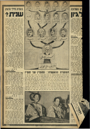 העולם הזה - גליון 1086 - 23 ביולי 1958 - עמוד 13 | ים והמלוכה בעזרת חיילי הלגיון \יון שגית* לימין הממשלה והמלוכה. הפיאודליים׳ גדלה והלכה |ית, אשר נאמנותה הראשונה !לאידיאלים שהיא רכשה באון־,לאומנות הערבית. גם
