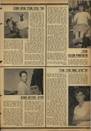 העולם הזה - גליון 1128 - 12 במאי 1959 - עמוד 6 | הנהגים שנסעו בכביש עפולה־חיפה לקו מן הסתם בכושר־ראייה מוגבל, אם לא הבחינו בטרמפיסטית החמודה שניצבה בהצטלבות .״הגעתי עד לכאן בטרמפ ומשום מה זה הפסיק ללכת,״