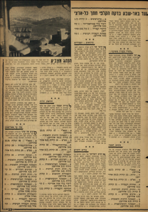 העולם הזה - גליון 1148 - 30 בספטמבר 1959 - עמוד 13 | mבאר־שבק בדקה הקלפי חתר כל־אוצי זכו, כל אחת מהן, בקול אחד. 19 קולות נוספים הושמו בקלפי הנסיו־נית בין רמה לחיפה, באוטובוס שיצא אף הוא מצפת, .בין הנוסעים