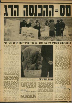 העולם הזה - גליון 1173 - 16 במרץ 1960 - עמוד 8 | קנוצה קטנה ונאתסית ליו קנו חדש־בנו של רונניציי אומו קדיש לזנו אביו * צחקלה שלי, אתה לא מת!״ פילחה / /צווחה חנוקה את חלל בית־הקברות הירושלמי בגבעת־שאול .״אוי
