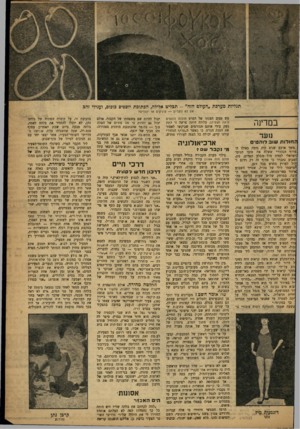 העולם הזה - גליון 1196 - 24 באוגוסט 1960 - עמוד 19 | תגליות מערבת ״העולם הזה״ -תבליט אלילה, הכתובת יוספיס כובוס, וענילי זהב אם לא נוצרים — פיניקים או יהודים? במדינה נועד ת חו דו ת שו ב רו ה טי ם משך ארבע שנים