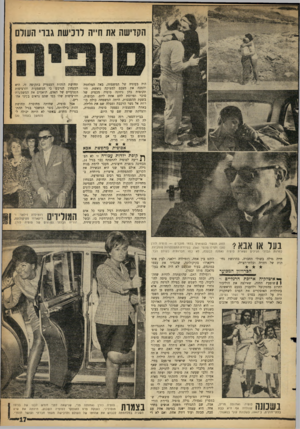 העולם הזה - גליון 1284 - 18 באפריל 1962 - עמוד 17 | הקדישה את חייה לרכישת גבוי העולם היה בעוניה של המשפחה, באד, המלחמה והפכה את מצבם למצוקה נואשת. היו תקופות בהן ניזונה סופיה מכפית של סוכר ופרוסת לחם אחת ליום.