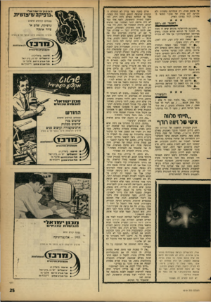 העולם הזה - גליון 1319 - 19 בדצמבר 1962 - עמוד 25 | על ארבע בנות. רק שתהיינה נחמדות ולא תהיינה להן צורה של טנק.״ התנאי האחרון: לגור במרכז הארץ. האנטי * 138 יסט ( )6/1319 הירושלמי מרגיש שיש לו המון מה למכור על