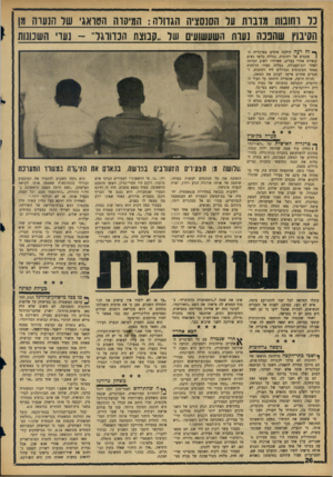 העולם הזה - גליון 1450 - 23 ביוני 1965 - עמוד 26 | נר וחובות מדבות ער הסנסציה הגדולה: הפיסוה הסואג שר הנעוה מן הסיבוץ שהבנה נעות השעשועים שר ״קבוצת סנדווגד -נעו׳ השמנות ך * וחרעה הילכה אימים בפרבריה הן שקטים של
