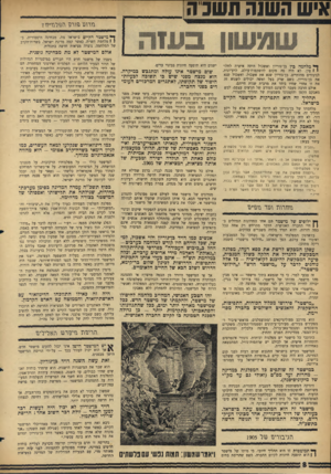 העולם הזה - גליון 1463 - 22 בספטמבר 1965 - עמוד 8 | !}•ש השנה תשנה וזרונו פורס וזפרנו״וזי ^ מישטר הרדים בישראל מת, מבחינה היסטורית, בי 1מלחמת תש״ח. כאשר קמה מדינת ישראל, בשדות־הקרב של המלחמה, נוצרה מציאות חדשה