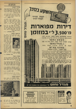 העולם הזה - גליון 1473 - 24 בנובמבר 1965 - עמוד 4 | מכתבים מבירת ירושלים ירושלים הפכה לעיר של טדי־בויס דתיים. עד עכשיו לא יכולנו למצוא בשבת מסעדה פתוחה, שלא לדבר על בתי־קפה. רק מי שיכול היד, להרשות לעצמו לנסוע