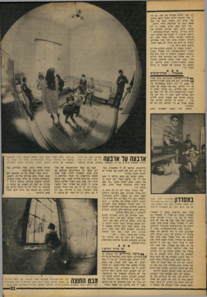 העולם הזה - גליון 1633 - 18 בדצמבר 1968 - עמוד 21 | אמרו לי שמוכנים לתת לי עוד הלוואה של ששת אלפים ל״י בריבית של ־ .127 אמרתי להם: להלוות אני יכול אפילו מאה אלף, אבל מאיפה אני אחזיר? פניתי לאבא חושי. שוב אמר לי