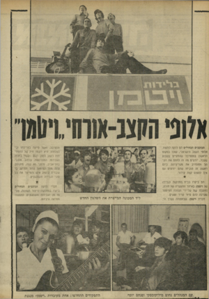 העולם הזה - גליון 1666 - 6 באוגוסט 1969 - עמוד 34 | הכוכבים הכחולים הם להקה לוהטת. אלופי הקצב הישראלי, שזכו במקום הראשון בפסטיבל שהתקיים בשבוע שעבר, יודעים מה זה לחמם את הק הל ולהלהיב את מעריציהם. ביום ראשון זה