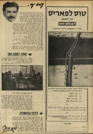 העולם הזה - גליון 1683 - 3 בדצמבר 1969 - עמוד 6 | את האיגרת לקורא יכתוב ראש המערכת אלי תבור, ויהיה בכך כדי לסמל את חילופי־המישמרות בין שני דורות המערכת. … העברת־הסמכויות נעשתה בצורה כה חלקה ויעילה שלא יצרה שום