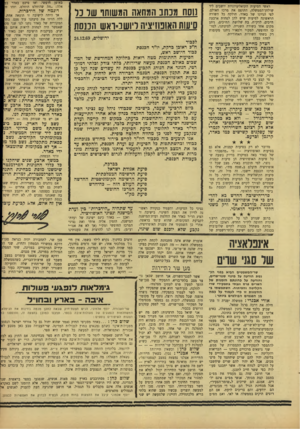 העולם הזה - גליון 1687 - 31 בדצמבר 1969 - עמוד 14 | כל זה בשעה שדוברי כל הסיעות משלמות מס־שפתיים לצורך לקיים את הקיטוב בין קואליציה ואופוזיציה בעבודת הכנסת גם בימי הליכוד הלאומי. סדר-הישיכה החדש בא להדגים בי אין
