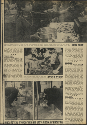 העולם הזה - גליון 1695 - 25 בפברואר 1970 - עמוד 13 | מהאחרות. הן קיבלו זיכיון מבעל האטליז, המוכר להן את שיירי העוו, העצמות והשומן שאינם ניתוים למכירה ללקוחות. יעלת הזיכיון משלמת 25 אגורות לקילו, מוכרת למעוניינים