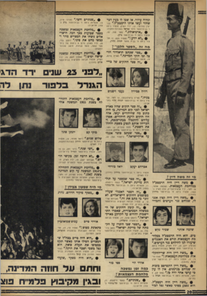 העולם הזה - גליון 1756 - 27 באפריל 1971 - עמוד 20 | הרצליה, ״הוא היה טייס כצה״ל שהמצרים הפילו אותו כאשר תק!ז במטוסו את תעלת סואץ. הוא נפל כשבי ושבר את הרגל.״ (עוזי (בנימין ירגן , 13 ,יליד הארץ, תלמיד כיתה ו׳
