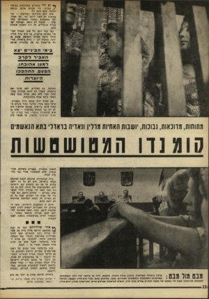 העולם הזה - גליון 1770 - 3 באוגוסט 1971 - עמוד 22 | ף וא היו הדברים מתרחשים בסיפור /דמיוני, היו מכנים אותם, בנימת זילזול, בשם רומו זול. אלא שהם התרחשו במציאות — ובמציאות הם הפכו לרומן יקר. יקר מאוד. יקר במאמצים