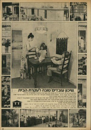 העולם הזה - גליון 1794 - 19 בינואר 1972 - עמוד 5 | .שיכון עובדים טובה לעקרת הבית בשיכון עובדים לא רק בונים דירות טובות אלא מקדישים מחשבה ומתחשבים בצרכיה ורצונותיה של עקרת הבית. המטבח,פינת העבודה לכביסה ויתר