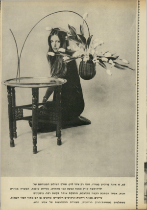 העולם הזה - גליון 1804 - 28 במרץ 1972 - עמוד 19 | לא ׳ זו אינ ה בריג׳יט בארדו. זוהי רק ציפי ליין. או ל ם השילוב ה מ פו רסם של ילדה־א שה קורן מ מנ ה כמעט כמו מ ה הי א. נשייות שופעת, המ שרה אווי ר ת רכות. אפילו