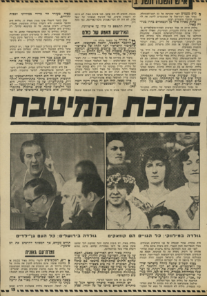 העולם הזה - גליון 1827 - 6 בספטמבר 1972 - עמוד 15 | הרוב העצום של הנשאלים בישראל הביעו את דעתם שהנשיא ניכסון צריך להישאר נשיא ארצות־הברית. אילו נשאל, היה רוב זה מביע דיעה דומה על הנסיך של ליכטנשטיין ועל המיקאדו