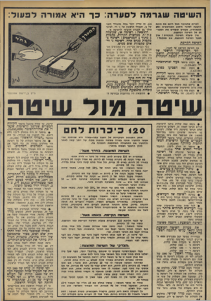 העולם הזה - גליון 1844 - 3 בינואר 1972 - עמוד 17 | השיטה שגרמה לסערה: כך היא אפורה לפעול: למרות סחציבור תפס חיטב את כוממ ההצעה לשינוי חיטוב המנדאטים ו<** תוצאותיה, מעטים תופשים את המכני זם של השיטה המוצעת. איך