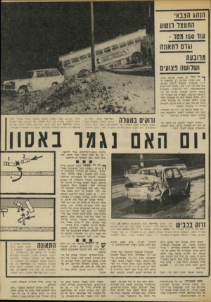 העולם הזה - גליון 1847 - 24 בינואר 1973 - עמוד 31 | הנהג הצבאי התעצל רנשע שד 150 מטו - וגו והאונה מרובעת ושלושה בצועים וד ניני לא האמין למראה עיניו. נ הוא הבחין ממרחק רב במשאית ה- דודג׳ הצבאית, שעמדה לרוחב
