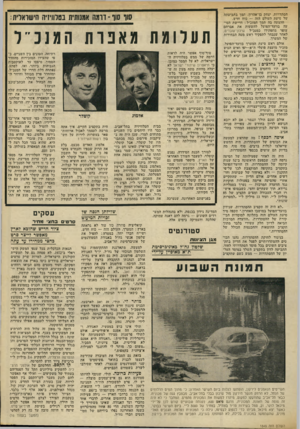 העולם הזה - גליון 1849 - 7 בפברואר 1973 - עמוד 15 | ההצעה בה תמך המזכ״ל: דרישת הסיעה בוועד־הפועל להשעות את אברהם עופר מתפקידו כמנכ״ל שיכון־עובדיס, לאהר שנבחר לתפקיד ראש מטה הבחירות של המערך. אולם ראש סיעת המערך