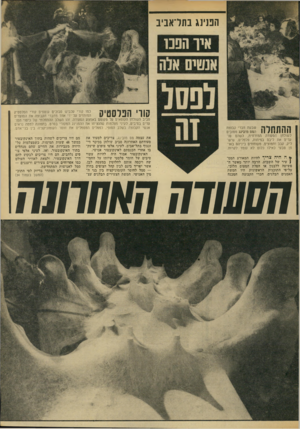 העולם הזה - גליון 1852 - 28 בפברואר 1973 - עמוד 31 | הפנינג בתדאביב וויו חסנו אנטיס אלה 71ה 1־ .71 *1 1 1 1שבעת חברי קבוצת 1 1 1 1 1 1 1 1 1 1 1המס מובינג מסובים לשולחן הסעודה המזרחית, כשהם סועדים את ליבם בפיתות,
