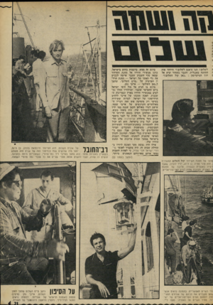 העולם הזה - גליון 1864 - 23 במאי 1973 - עמוד 21 | לשלום! תנו צ׳אנס לשלום!״ הידחד אות התחנה באנגלית. והגבר בשחור קרא אל תוך המיקרופון :״כאן קול השלום !״ ברגע זדי ממש, ברבבות בתים בישראל, כוונו מכשירי הרדיו אל