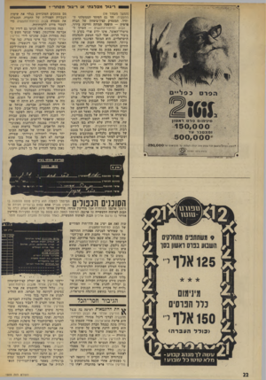 העולם הזה - גליון 1869 - 27 ביוני 1973 - עמוד 22 | ריגול מפלגת• או ריגול מסח רי? מיניסום סו ס רא שון 1 5 0 ,0 ו מצ טבר ע ד 0 0 ,0 0 0 *הזניח נפרס׳הואעוזן יכל טופס אינה ימיר, לעדות סי מכסימום עוד 2 5 0 ,0 0 0׳