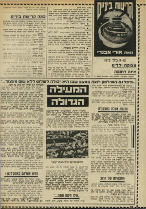 העולם הזה - גליון 1872 - 18 ביולי 1973 - עמוד 30 | ביתה, בעוד שבוע. על מה היא צריכה לדון בימיה האחרונים ! הבאנו השבוע להצבעה את הצעת־חחוק שלנו בדבר ביטול האיסור על ההפלות המלאכותיות (ראה כתבה). הגשנו שורה של
