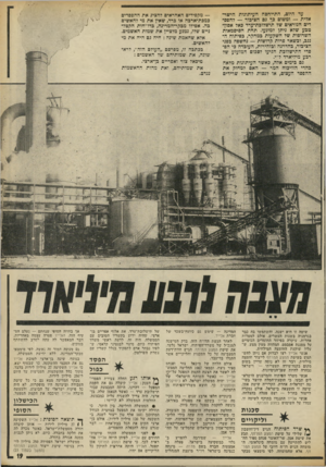 העולם הזה - גליון 1877 - 22 באוגוסט 1973 - עמוד 19 | עד היום, התייחסה העיתונות הישראלית — ומשום כף גם הציכור — להפסדים הנוראים של תישלוכת־ערד כאל אסון- טכע שלא ניתן למונעו. תחת הסיסמאות השדופות של השקעות כמחקר,