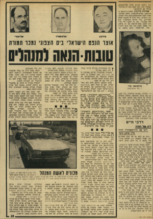 העולם הזה - גליון 1923 - 9 ביולי 1974 - עמוד 25 | עית ויחסים הוגנים בקרב הפירסומאים, ובהעדר חוק, ניתן לבצע זאת רק בשיתוף־ פעולה עם העיתונים.״ .שכיתת מודעות. למחרת הישימה המשותפת, חסרת־התוצאות, נדהמו