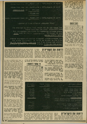 העולם הזה - גליון 1942 - 20 בנובמבר 1974 - עמוד 15 | שותפת לקנונייה לטשטש את כל הפרשיות הנחשבות. וייאמר ברורות: כל מה שפורסם עד כה הוא קצהו של הקרחון. כאשר יתייחסו למיכאל צור ולרעיו כאד עבריי־ניס פשוטים, והם