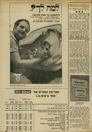 העולם הזה - גליון 1955 - 19 בפברואר 1975 - עמוד 38 | את בית-החרושת סריגי אירים, שאלתי שתי פועלות שיצאו להפסקת־צהריים אם שלזינגר הגיע. השתיים ידעו מיד במי המדובר. .הוא נסע לפני כמה דקות,,׳ השיבו. ** ם סיום החקירה