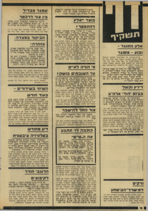 העולם הזה - גליון 1961 - 2 באפריל 1975 - עמוד 18 | מישרד-הכיטחון מרכה כמיספר היועצים, שבן שר־הכיטחון סכור כי נודד תקציב מי*טרדו מצריך מעין ממשדה משלו. 3ו צר ׳אלץ להתפטר?• אלון התנבו־ - 131ע -מ סנג ר