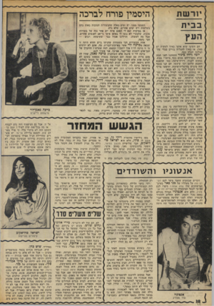 העולם הזה - גליון 1963 - 15 באפריל 1975 - עמוד 38 | יורשת בבין וו הונ 1ץ הם תשיגו שיא ארצי באיו לעשות יש מאין, או באיך להצליח בהיים מבלי שה הצלחה תעלה כסף. יוכל ורחל כינור התחתנו לפני חמש שנים כשבידיהם סכום כסף