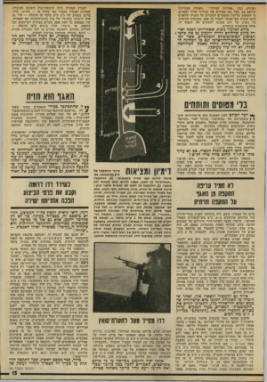 העולם הזה - גליון 1971 - 11 ביוני 1975 - עמוד 15 | לעניין הבהרת כיוון התקפות־ברן חשובה העובדה, שבהיות המערך המצרי כפי שהיה אז — דהיינו, ערוך ברובו בעומק של כ־ 3ק״מ בלבד מן התעלה — הרי גם אילו דיקדקו כוחותיו של