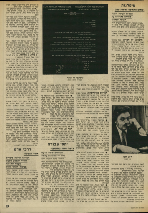 העולם הזה - גליון 2009 - 3 במרץ 1976 - עמוד 19 | מיפלגות שמש העסיס״ זו רחת שוב במפ״ם נערכה הצגה שחיתח סארודיה ע? תקופת סטאלין ״שמש העמים״ ,יוסיף ויסאריונוביץ׳ דדו־גאשווילי, הממנה סטאלין, הלך מזמן לעולמו. בין
