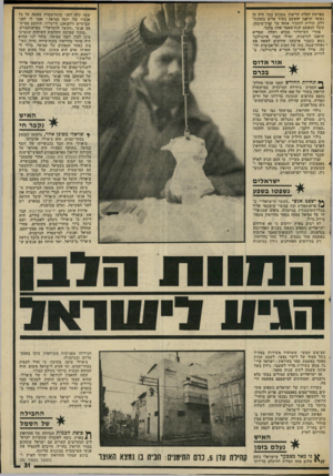 העולם הזה - גליון 2010 - 10 במרץ 1976 - עמוד 31 | בפרשת הטלת הרימון, מעונש כבד. היה זה כאשר תראגן הואשם בשוד אלים בתחנת־דלק. תודות לתזכיר אוהד של קצין־מיבחן, קיבל הנאשם שנת־מאסר אחת בלבד. אחרי השיחרור מכלא