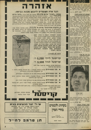 העולם הזה - גליון 2014 - 6 במרץ 1976 - עמוד 7 | מכתבים אזהרה מין לשילטון, וגורם ׳שירתיע את היונים בעבודה־מפ״ם. אז תיתכן קואליציה של כל היונים בכנסת בראשות רבץ. וכך אפשר לעשות. חישובים ׳שונים ללא־סוף. בכל