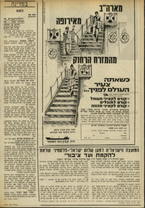העולם הזה - גליון 2018 - 5 במאי 1976 - עמוד 20 | במדינה מאחת העם בת 28 חרומוודחגעורים של המדינה נמוגו — אף הקרב עד דמותה עדיין 7א הוכרע מהאזרחהוחזק כ שאתה צ עי ך ה עו ל ם ^לפני־ך... הרשותל חי נו ךוהכשרהי מיי