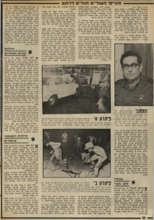 העולם הזה - גליון 2021 - 26 במאי 1976 - עמוד 54 | מגוי ס ה שוד״ חוז רי םדרחוב (המשך מעמוד )49 הרמטכ״ל עצמו במלאכה זו, אם־כי נמצא תחת ביקורת מתמדת של מפקדי־יחידות ופסיכולוגים צבאיים, בעניין זה, ביקר פעמים רבות
