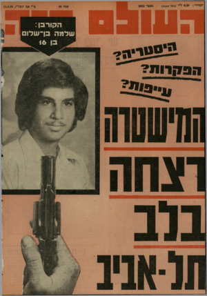 העולם הזה - גליון 2032 - 11 באוגוסט 1976