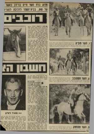 העולם הזה - גליון 2033 - 18 באוגוסט 1976 - עמוד 28 | ממל מרוע ברח 1השר 1זיין 0ב: הלב 1נאשר1 עגי סוס, בבית ־הסט־ לרכיבה לנעריו ו־ובב״ .1השו מופיע שר־המיסחו־והתעשייה רב־אלוף (מיל ).חיים בר־לב (שני משמאל)