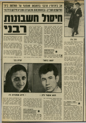 העולם הזה - גליון 2033 - 18 באוגוסט 1976 - עמוד 36 | אב בית־הדין הרבני ברחובות מצפצו על החלטת בית־המישנם העליון-ובהתחנמוה מכוערת המציא חידוש הילבת׳ חיסול ח שבונות הרב ג ח ל הו ש ע כרמאדי קפץ, ממקומו, וקרא בפני