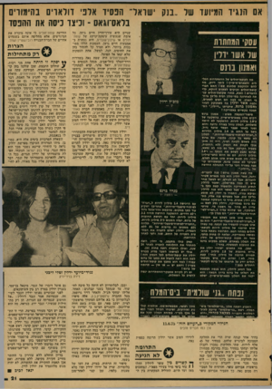 העולם הזה - גליון 2039 - 29 בספטמבר 1976 - עמוד 21 | אס הנגיד המיוסד של ״בנק ישראל־ הפסיד אלפי דולאוים בהימורים בראסיוגאס ־ וכיצד ניסה את ההפסד שניים היא עורך־הדין חיים גושן. כל אימת שנעשית עיסקת־קרקע של