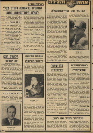 העולם הזה - גליון 2043 - 27 באוקטובר 1976 - עמוד 35 | רשימה מסי 5 הביגוד של שרי־הממשלה אחוז הדרבים של הנהלת ״אל־על״ ל שיפור תנאי״השכר של מנהליה (לא של עובדי־התחזוקה, חס־וחליילה) היא הפ צדוק בלי בגדים טנט ששמו