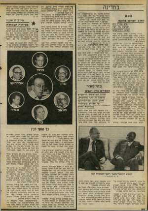 העולם הזה - גליון 2058 - 9 בפברואר 1977 - עמוד 20 | במדינה העם האדם השליש 3ויג 3ה איש אש״ף 81: ?כנישה בין רבין וכשיא חדף״השנהב המידות אירגנו את פגישת־הצמרת, בין השאר בביתה של תמר גולן, כתבת מעריב שהתגוררה בבירת