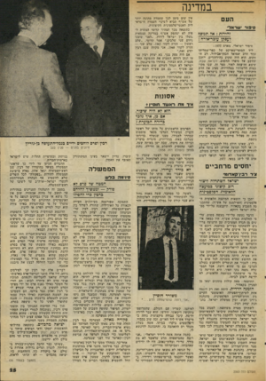 העולם הזה - גליון 2063 - 16 במרץ 1977 - עמוד 27 | במדינה הועם סימור שראד, זהירות: אל תגופף לעסקן עובר־אורח 1 סיפור ישראלי, מארס : 1977 ליד הסופר־מארקט של כפר־שמריהו עמד הרב שמואל הכהן־אבידור, רב המקום. הוא היה