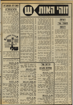 העולם הזה - גליון 2069 - 27 באפריל 1977 - עמוד 36 | המנייה הפומב״ת זוהי חאווז רשימת מועמדי שר לונ ה אליאב, סוציולוג, תל-אגיב. 56 , מאיר פעיל, היסטוריון, תל־אביב. 51 , אורי אבנרי, עיתונאי, תל־אביב. 53 , סעדיה
